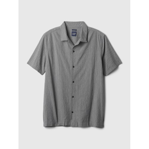 갭 Crinkle Gauze Textured Shirt