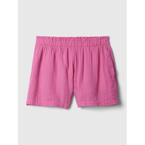 갭 Crinkle Gauze Pull-On Shorts