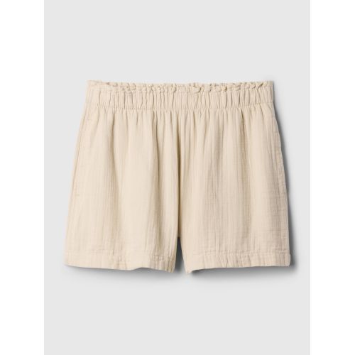 갭 Crinkle Gauze Pull-On Shorts