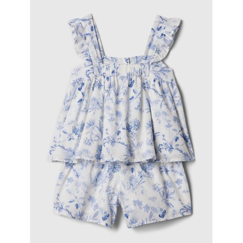 갭 babyGap Floral Outfit Set