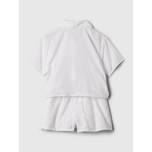 갭 babyGap Embroidered Outfit Set