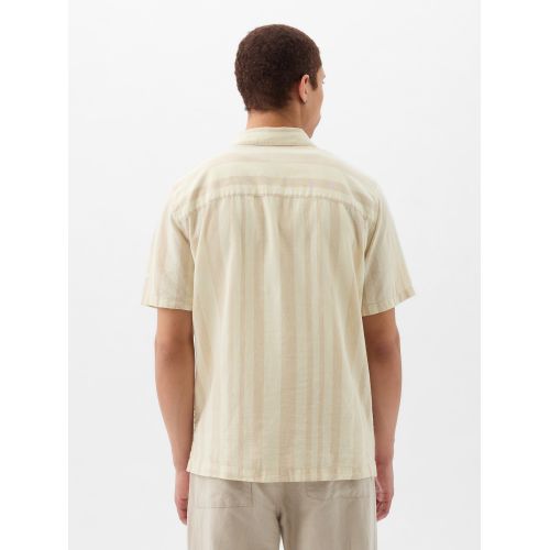 갭 Linen-Cotton Shirt