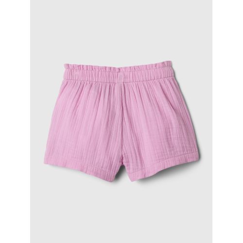 갭 babyGap Crinkle Gauze Pull-On Shorts