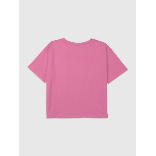 갭 Kids Mean Girls On Wednesdays We Wear Pink Graphic Boxy Crop Tee