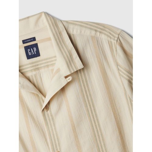 갭 Linen-Cotton Resort Shirt