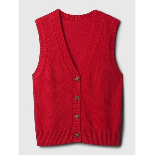 갭 Linen-Blend Sweater Vest