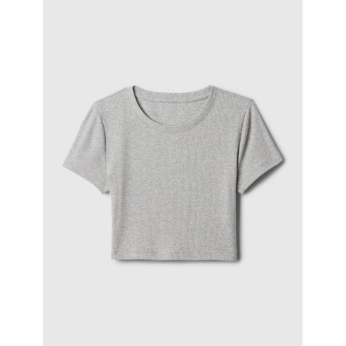 갭 Modern Rib Ultra-Cropped T-Shirt