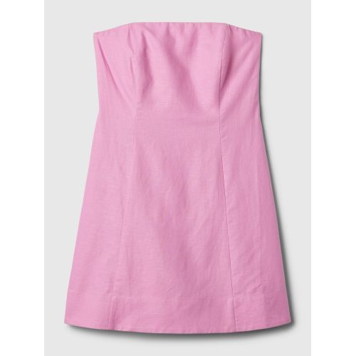 갭 Linen-Cotton Mini Dress