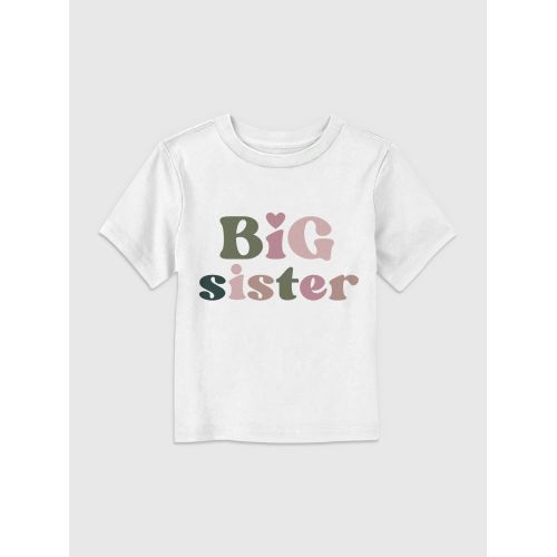 갭 Toddler Big Sister Graphic Tee
