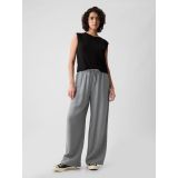 High Rise Crinkle Texture Pull-On Pants