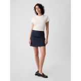 Linen-Cotton Mini Skirt
