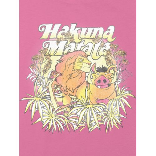 갭 Kids Lion King Hakuna Matata Graphic Boxy Crop Tee