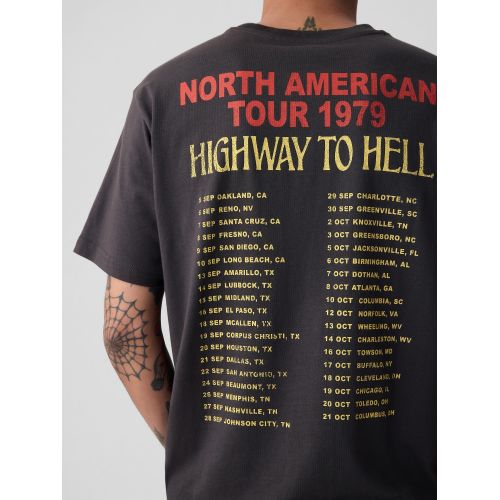갭 AC/DC 1979 Tour Graphic T-Shirt