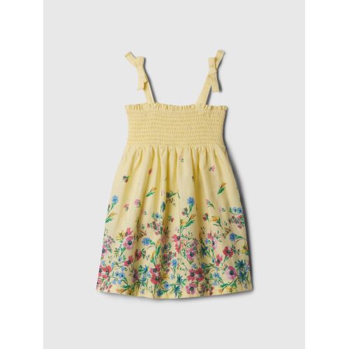 갭 babyGap Linen-Cotton Smocked Dress