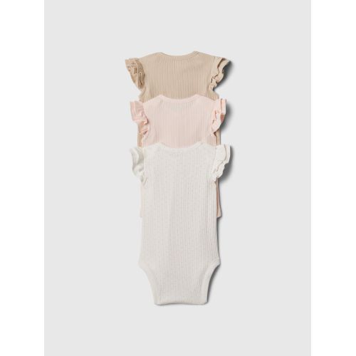 갭 Baby First Favorites TinyRib Bodysuit (3-Pack)