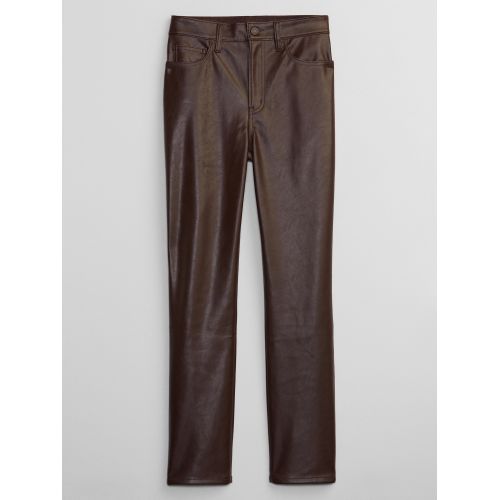 갭 High Rise Vintage Slim Faux-Leather Pants