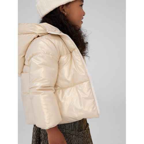 갭 babyGap ColdControl Max Cropped Sherpa Puffer Jacket