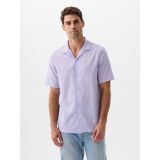Linen-Blend Vacay Shirt in Standard Fit