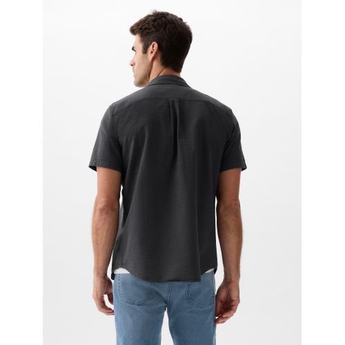 갭 Seersucker Shirt in Standard Fit