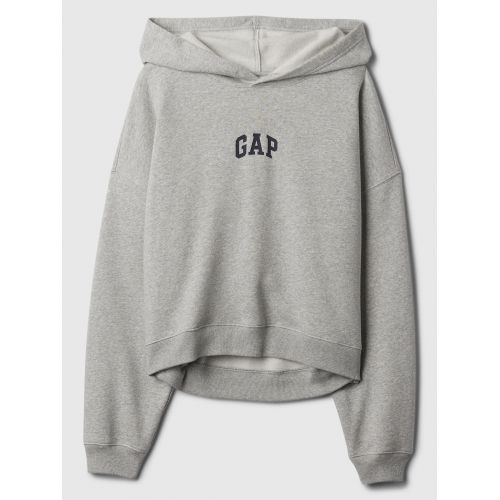 갭 Relaxed Gap Mini-Logo Cropped Hoodie