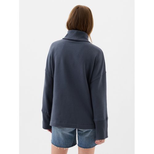 갭 Oversized Mockneck Split-Hem Sweatshirt