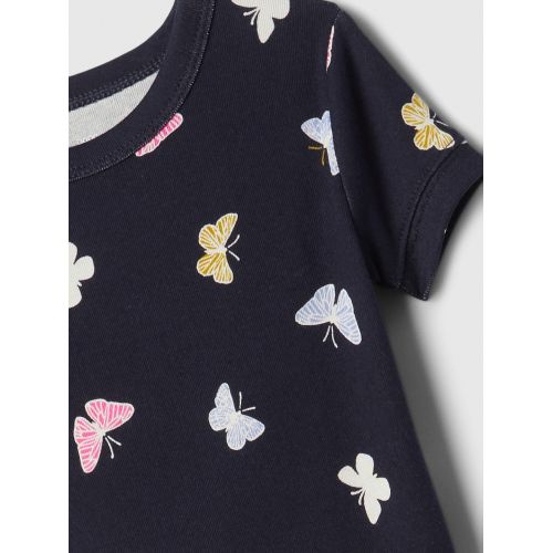 갭 babyGap 100% Organic Cotton Butterfly PJ Set