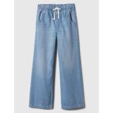 Kids High Rise Easy Wide-Leg Pull-On Jeans