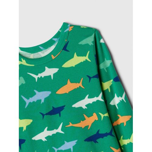 갭 babyGap 100% Organic Cotton Shark PJ Set