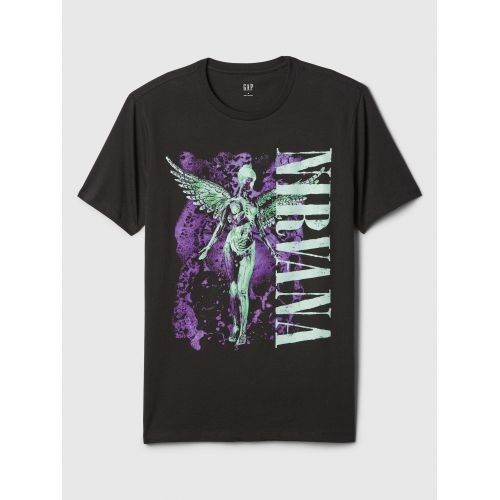 갭 Nirvana Graphic T-Shirt