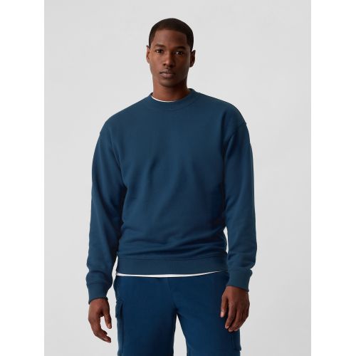 갭 Relaxed Textured Crewneck Sweatshirt