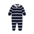 Striped Cotton Rugby Coverall