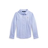 Ruffled Cotton Oxford Shirt
