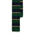 Striped Knit Silk Tie