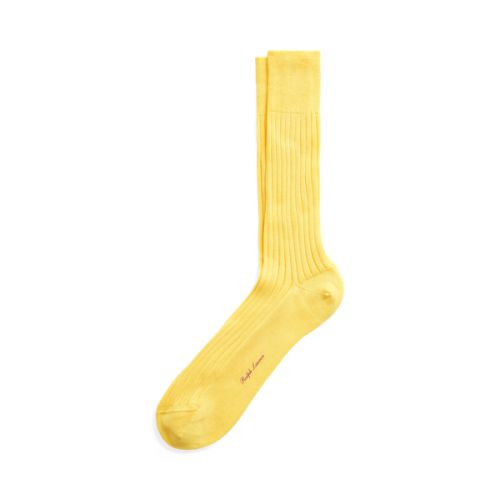 폴로 랄프로렌 Rib-Knit Cotton Trouser Socks