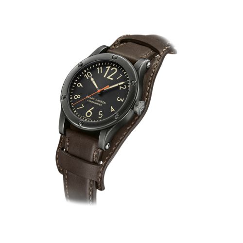 폴로 랄프로렌 45 MM Safari Calfskin Watch Strap
