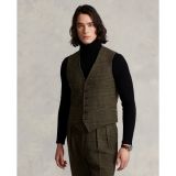 Glen Plaid Wool Tweed Vest
