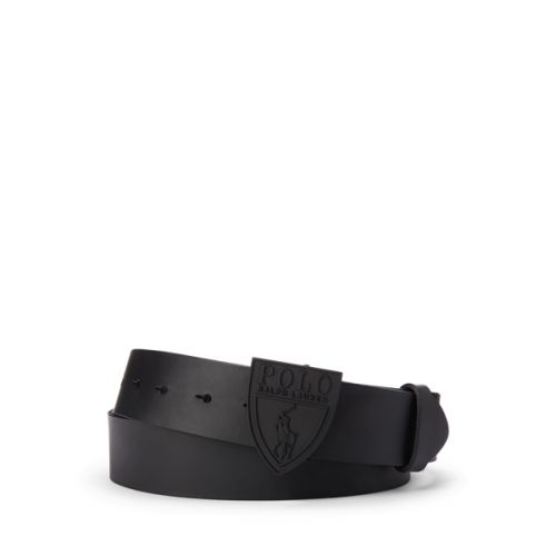 폴로 랄프로렌 Shield-Buckle Leather Belt
