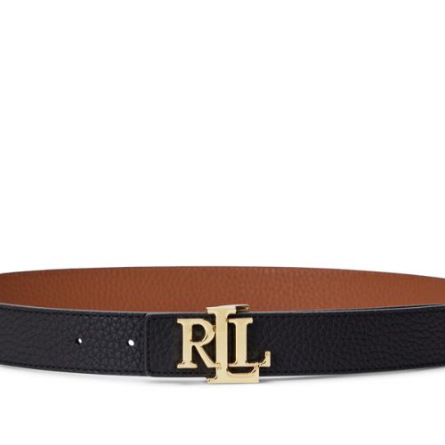 폴로 랄프로렌 Logo Reversible Pebbled Leather Belt
