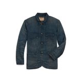 Cotton-Linen Denim Engineer Jacket