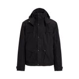 Water-Repellent Faille Hooded Jacket