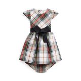 Plaid Fit-and-Flare Dress & Bloomer