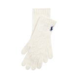 Cable-Knit Wool-Cashmere Gloves