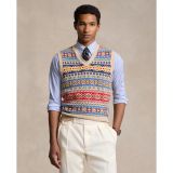 Fair Isle Cotton-Cashmere Sweater Vest