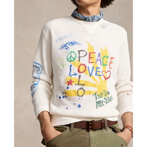 폴로 랄프로렌 Peace Love Polo Waffle-Knit Pullover
