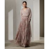 Kymberly Embellished Floral Tulle Skirt