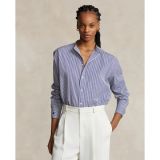 Relaxed Fit Striped Cotton Shirt
