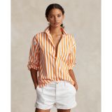 Relaxed Fit Striped Cotton Shirt