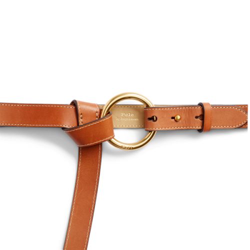 폴로 랄프로렌 O-Ring Vachetta Leather Belt