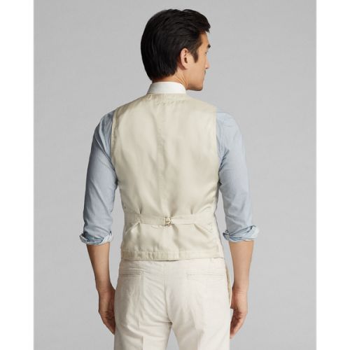 폴로 랄프로렌 Cotton-Linen Canvas Vest