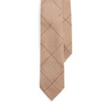 Windowpane Cashmere Tie